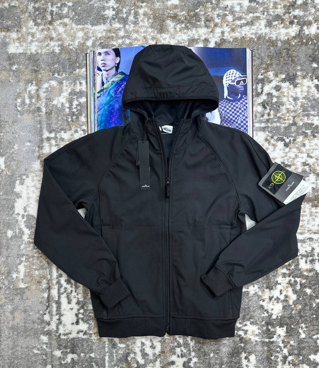 STNE ZIP JACKET-BLACK