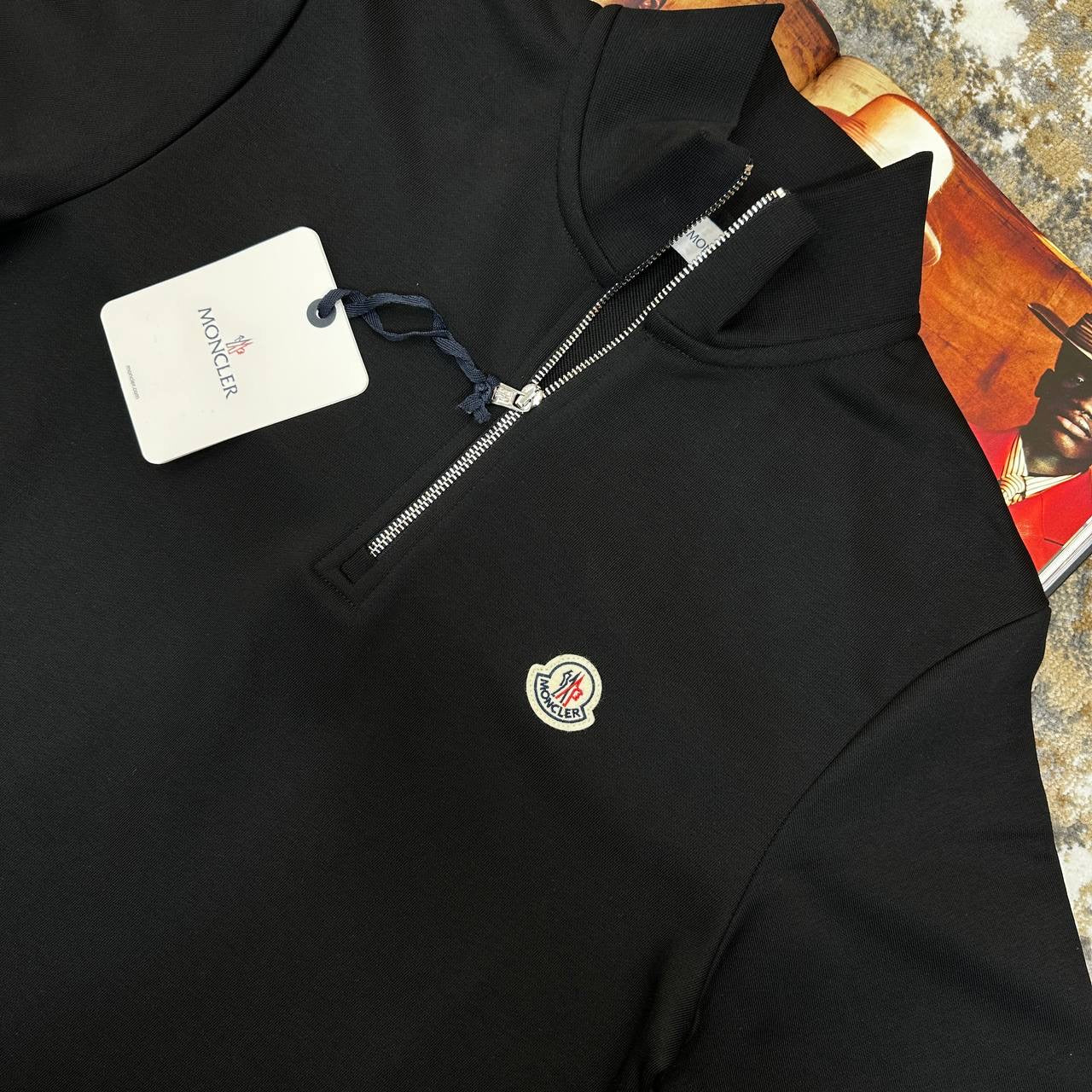 MNCLR HALF-ZIP BLACK
