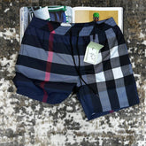 BURBERY SHORTS BLACK NAVY