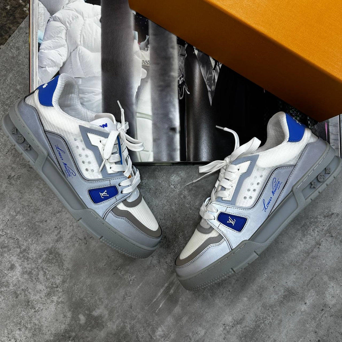 LVE TRAINER -GREY|BLUE