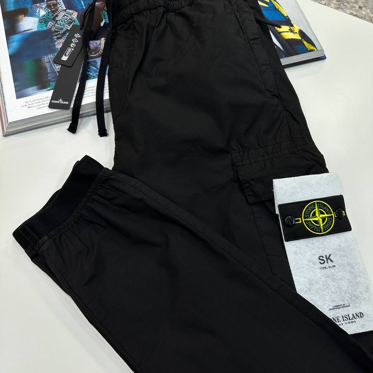 STNE CARGO PANTS-BLACK