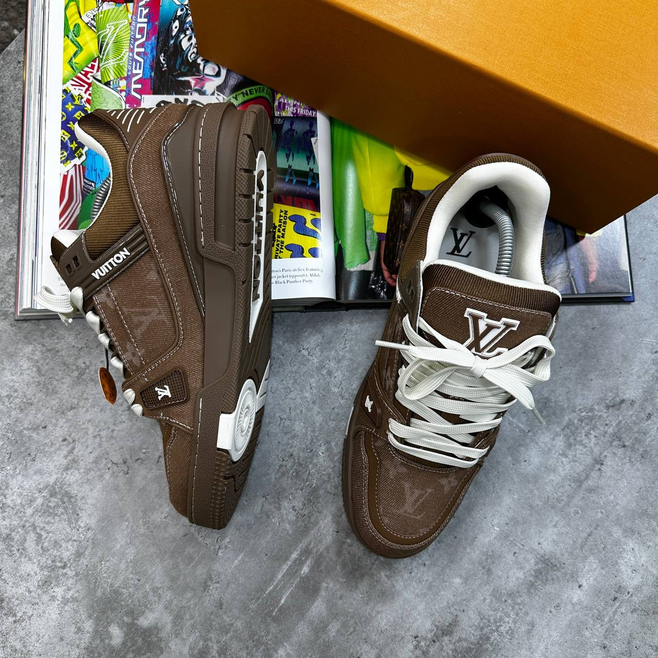 LVE TRAINER -BROWN|WHITE
