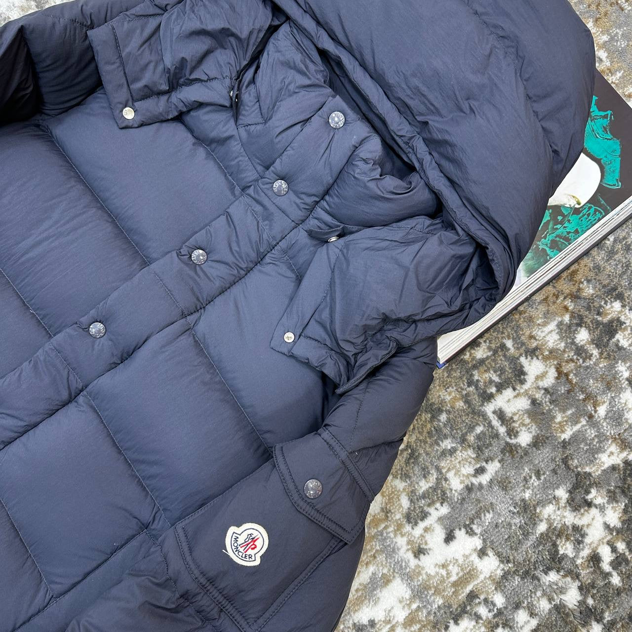 MNCLR FULL PUFFER JACKET-MATT NAVY