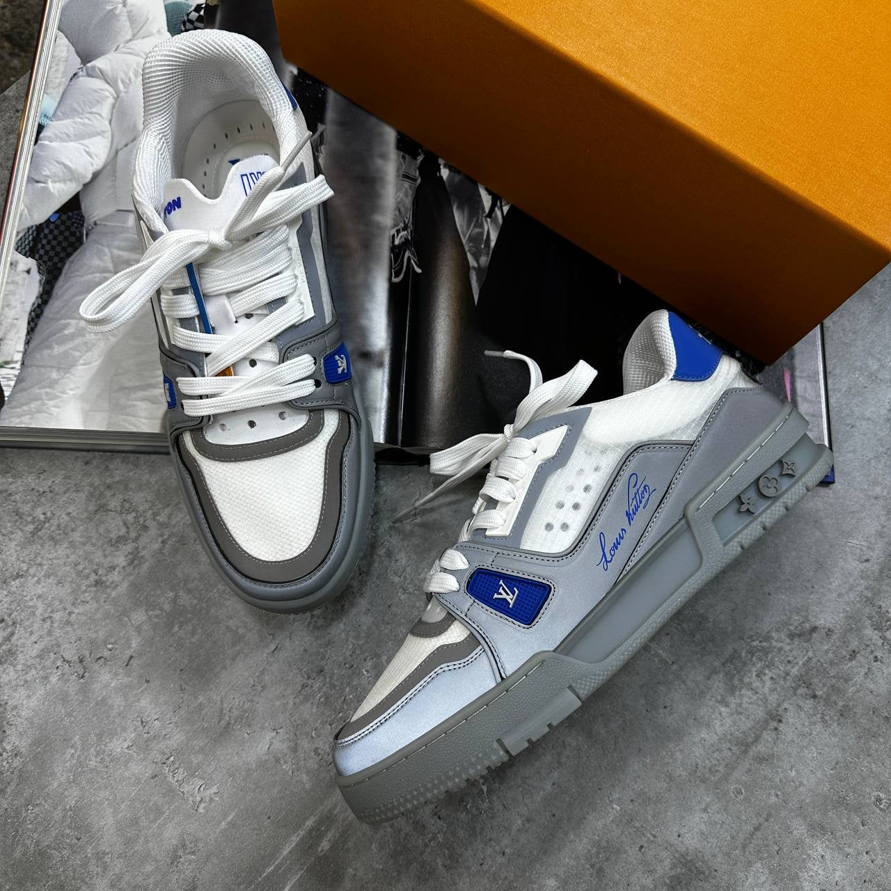LVE TRAINER -GREY|BLUE