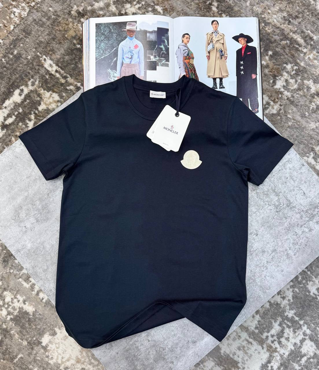 NCLR FRONT BIG BADGE TSHIRT NAVY