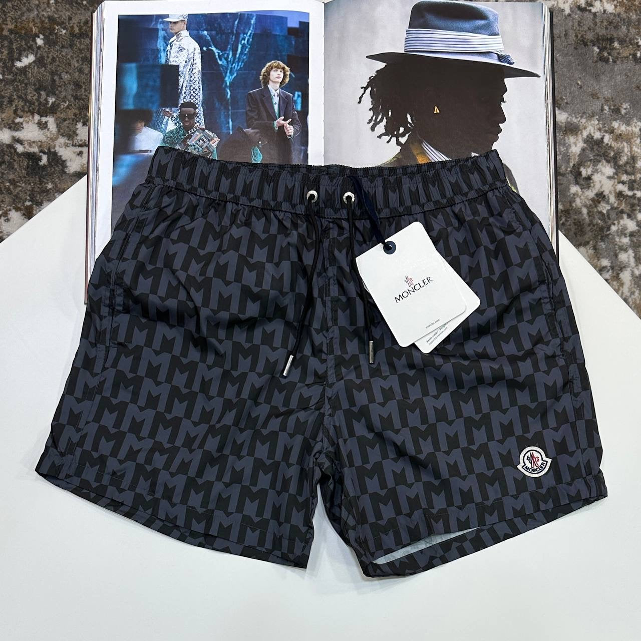 MNLCR SHORT SET BLACK/BLACK