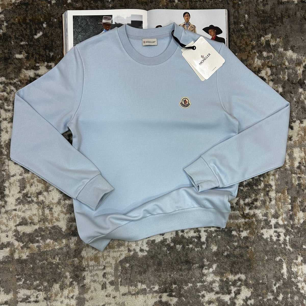 MNCLR JUMPER ROUND NECK LIGHT BLUE