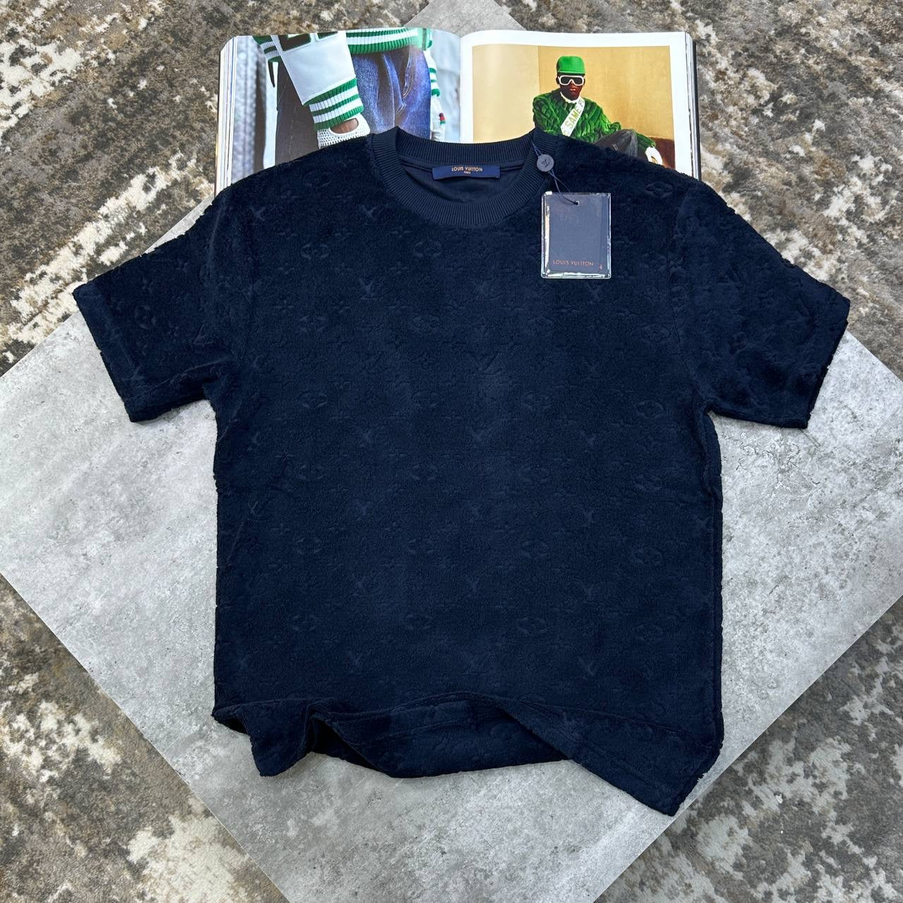 LVE TOWEL TSHIRT NAVY