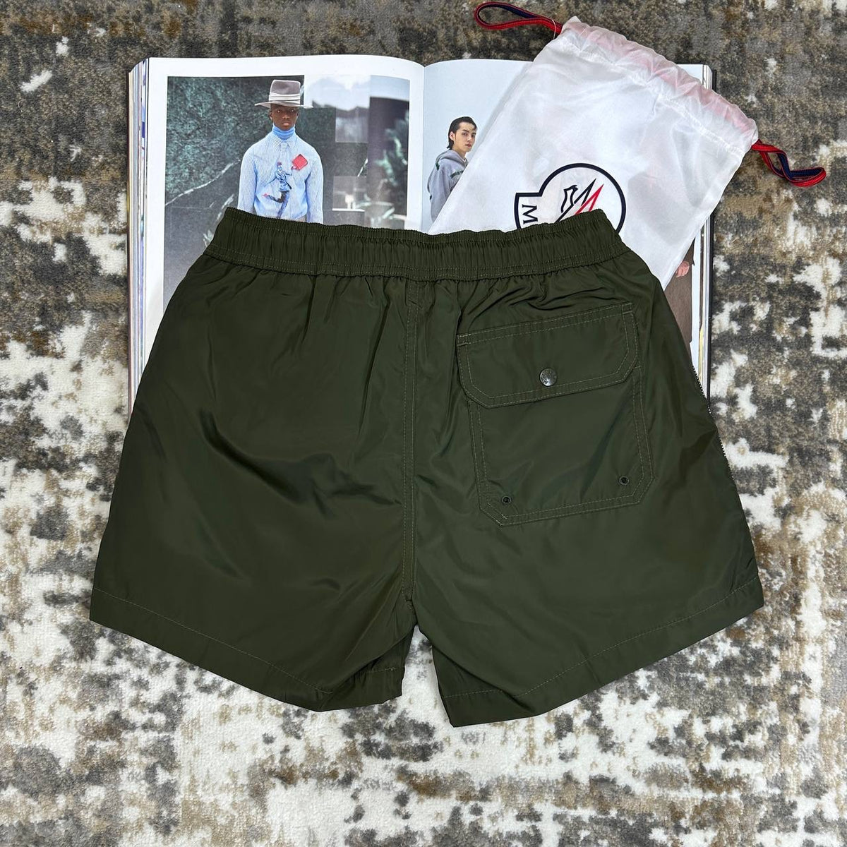 MNLR SWIM SHORTS KHAKHI