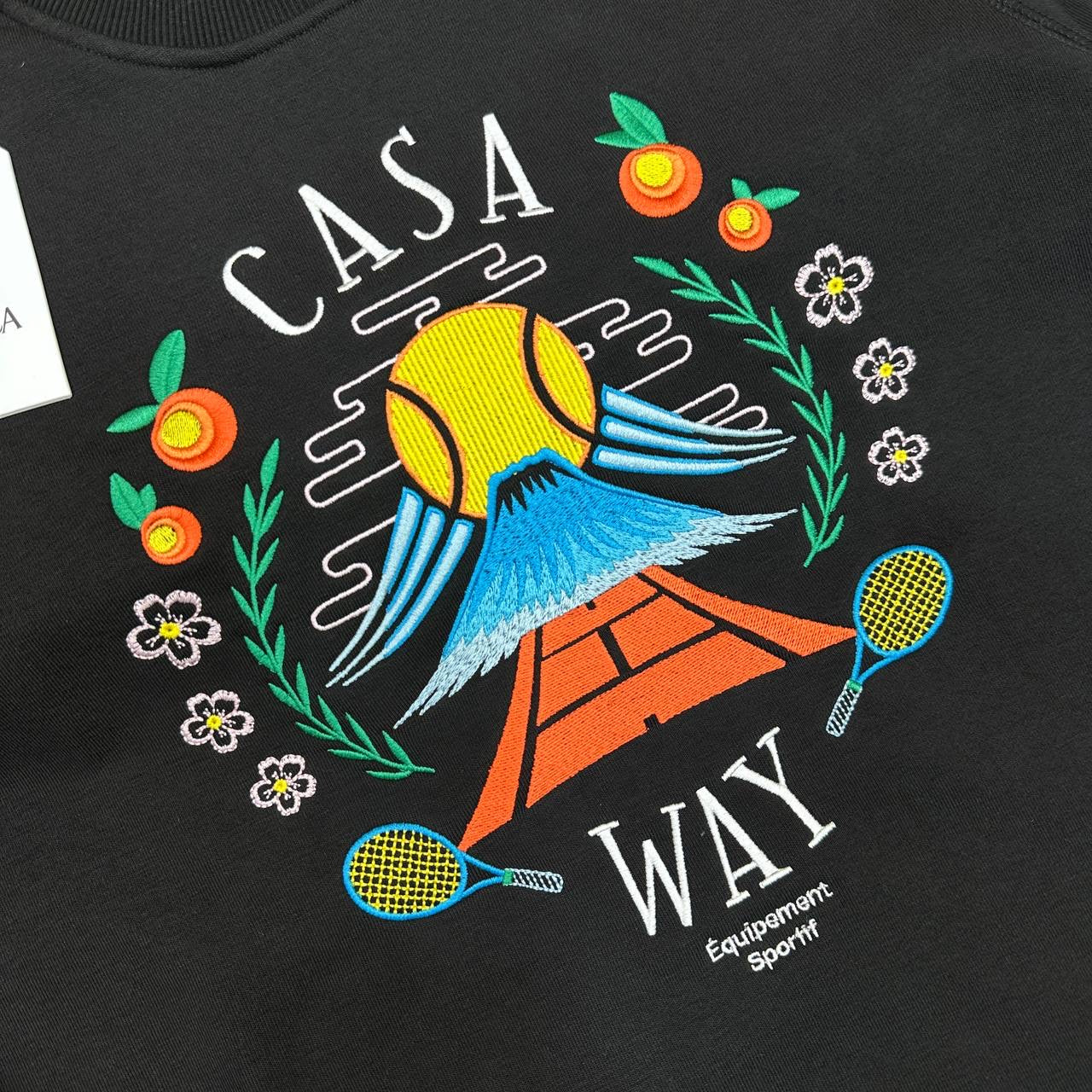 CSA BLANCA JUMPER ROUND NECK BLACK