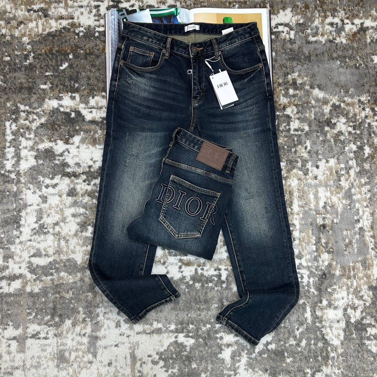 DIOR SLIM FIT JEANS BLACK