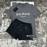 BALMN SHORT SET GREY|BLACK