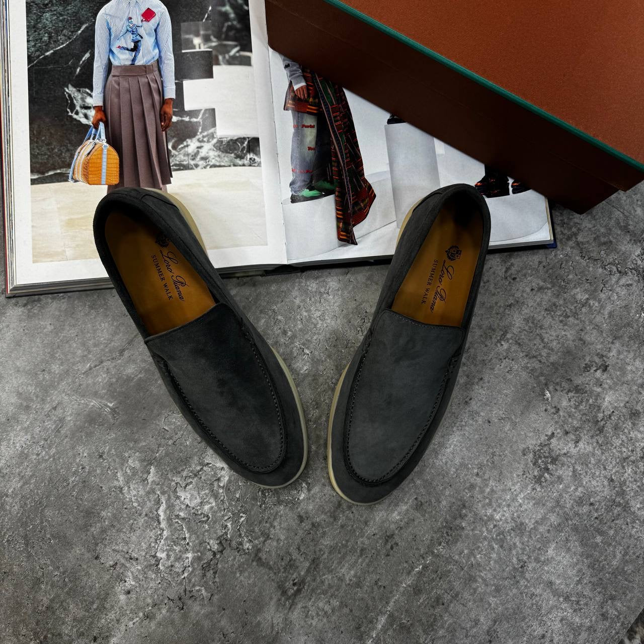 LP LOAFERS- GREY