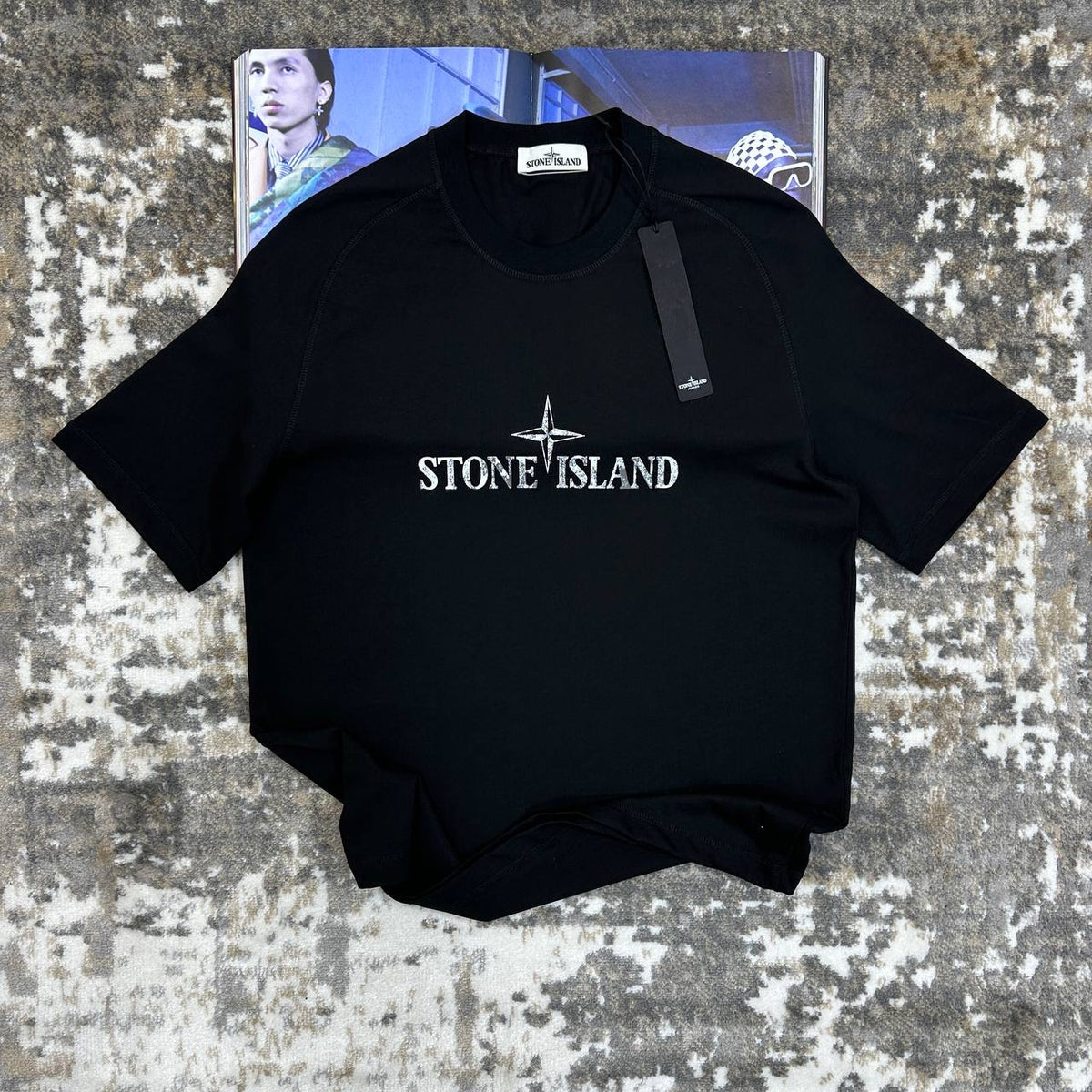 STNE lONG SLEEVE TSHIRT-BLACK