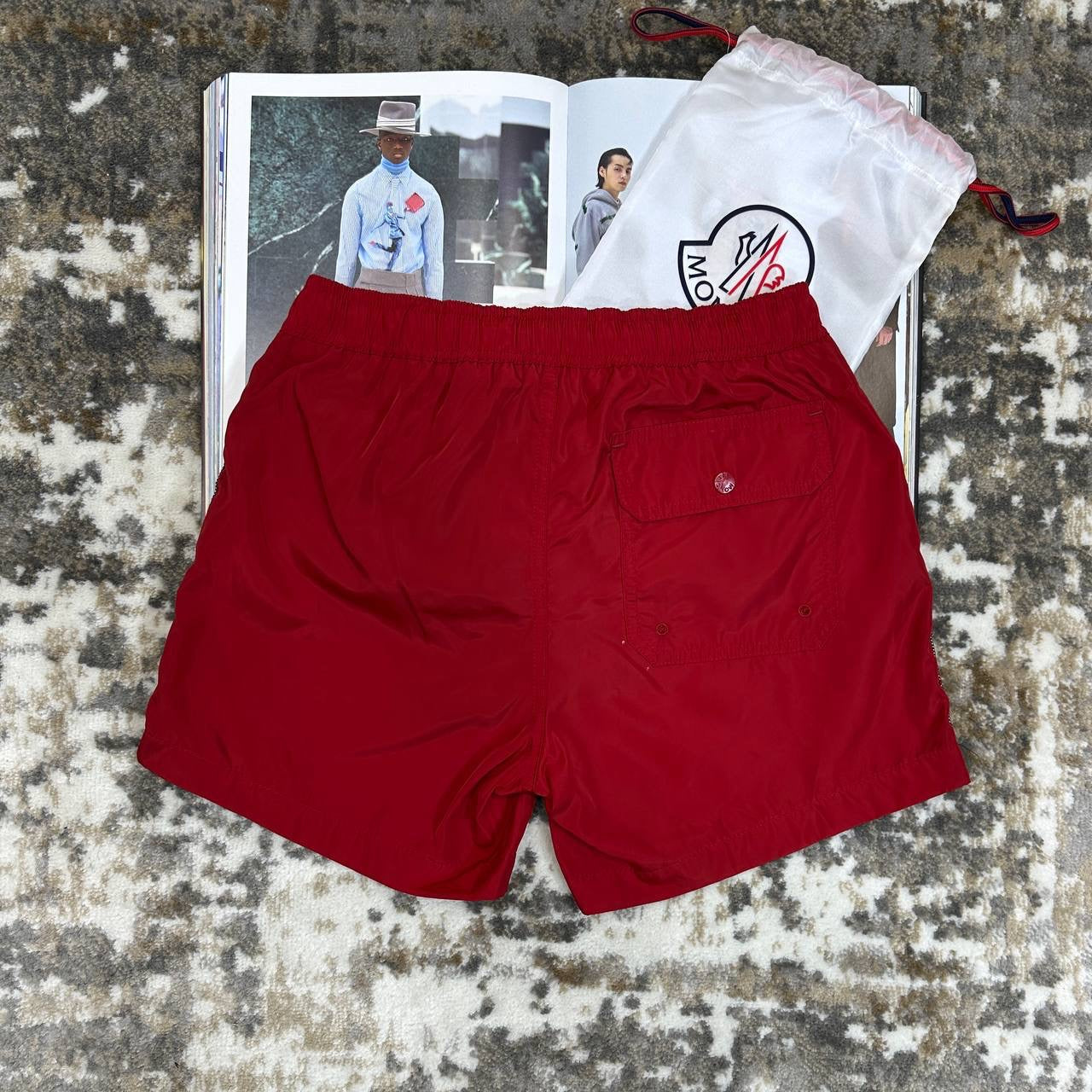 MNLR SWIM SHORTS RED