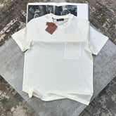 L|P FRONT POCKET TSHIRT WHITE