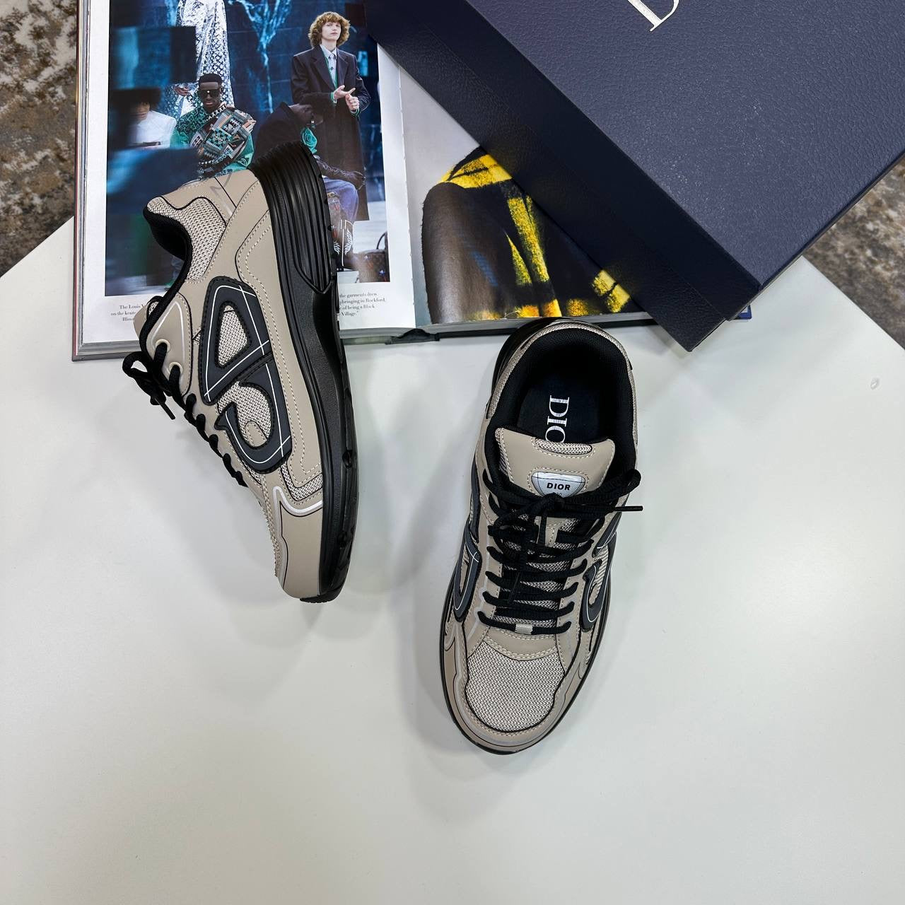 B-30 TRAINER-LIGHTBROWN/BLACK