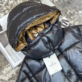 MNCLR FULL PUFFER HOOD JACKET-BLACK