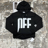 OFF-WHITE HOODIE BLACK