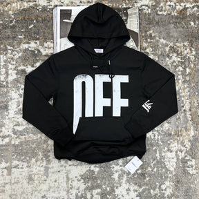 OFF-WHITE HOODIE BLACK