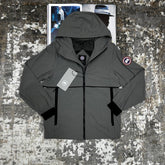 CG LIGHT WEIGHT WIND BREAKER-GREY WITH RED BADGE