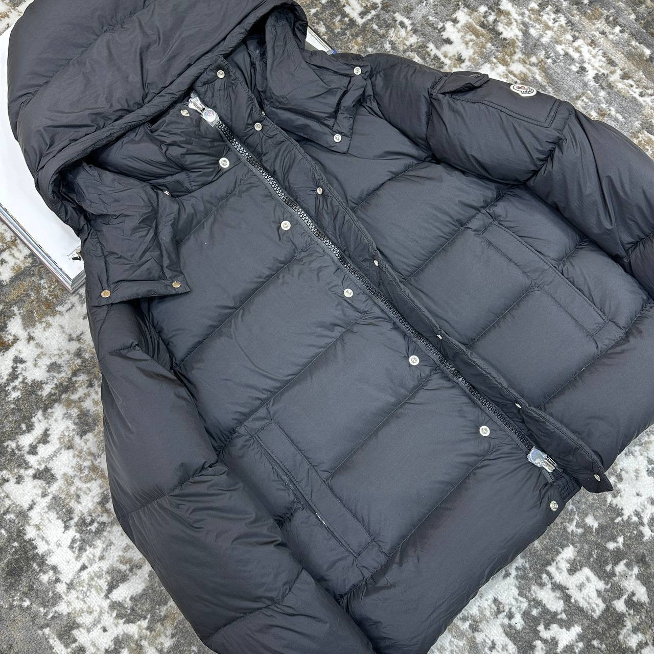 MNCLR FULL PUFFER JACKET-MATT BLACK