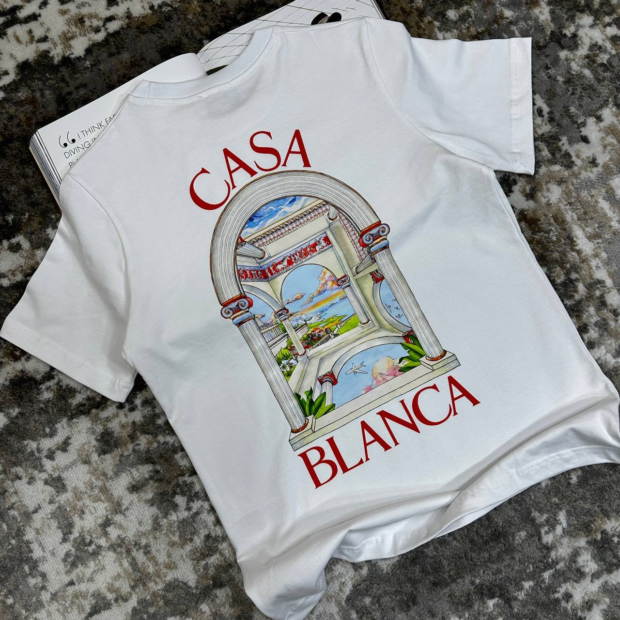 CASA BLNCA TSHIRT-WHITE