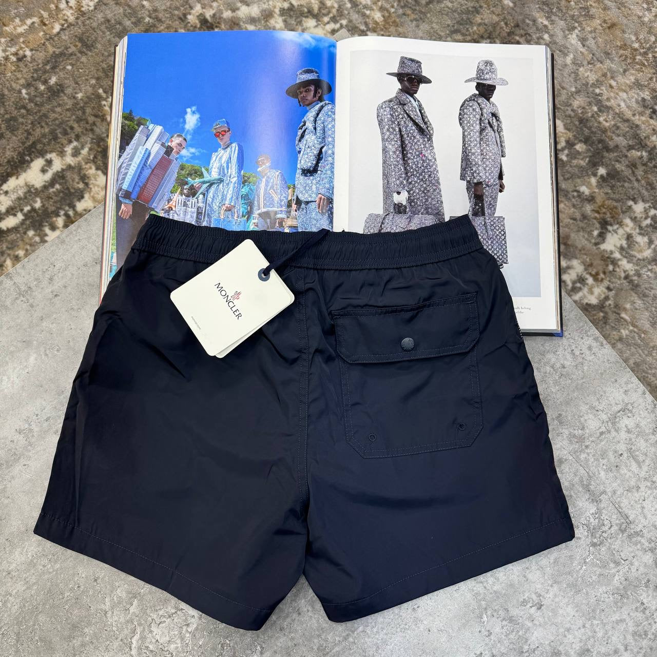 NCLR SHORT SET ALL NAVY