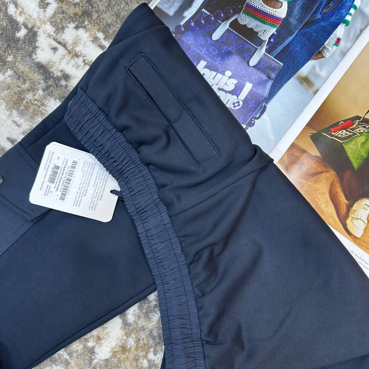 MNCLR PANTS WITH DOWN POCKETS NAVY