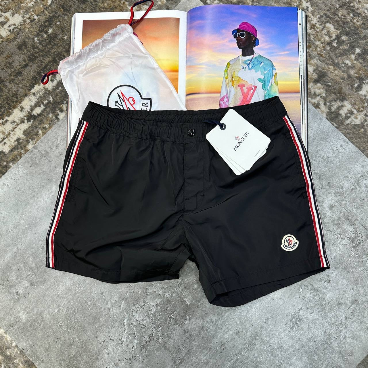 NCLR SHORT SET GREY/BLACK