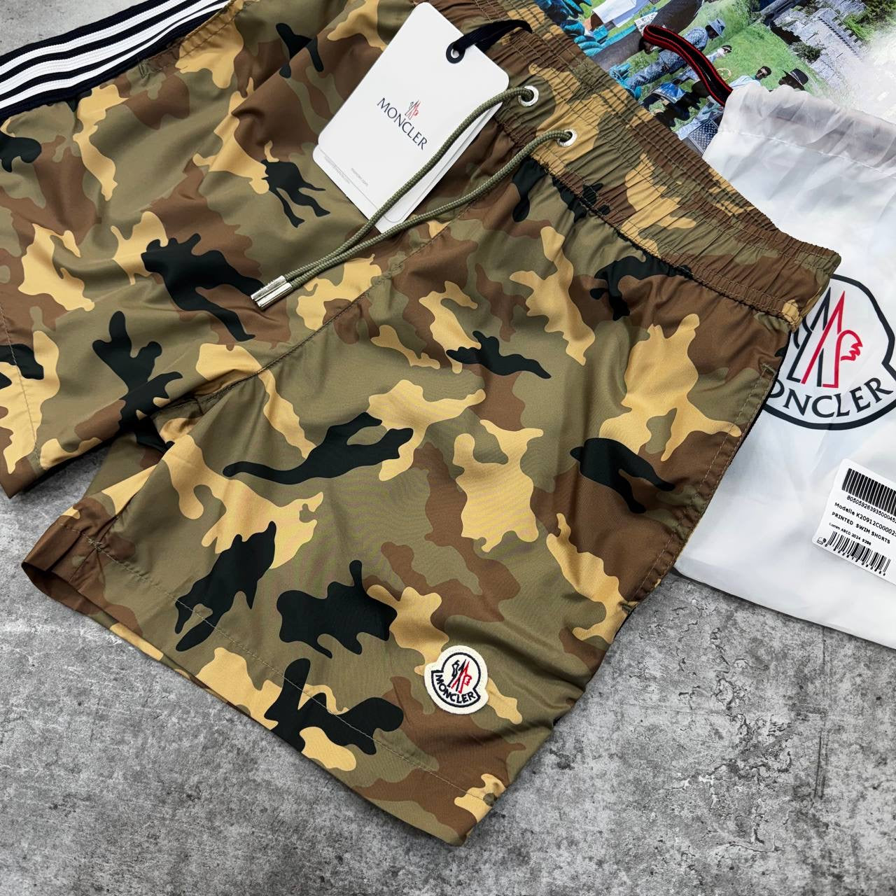 NCLR SWIM SHORT KHAKHI