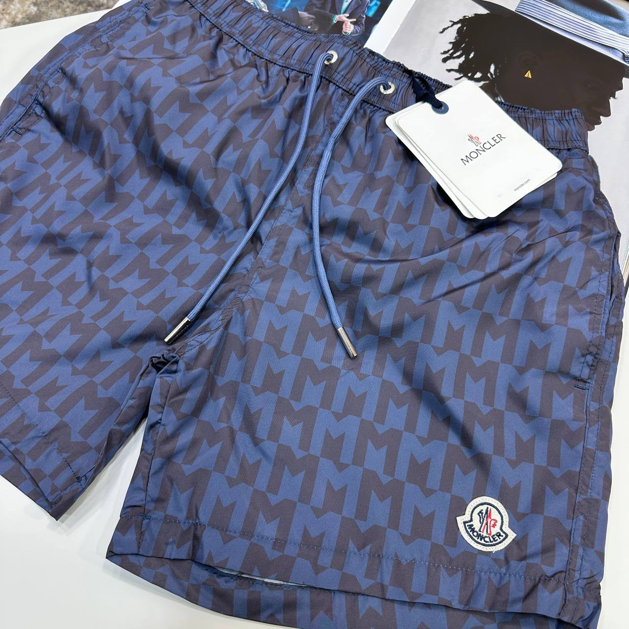 MNLCR SHORT SET WHITE/NAVY