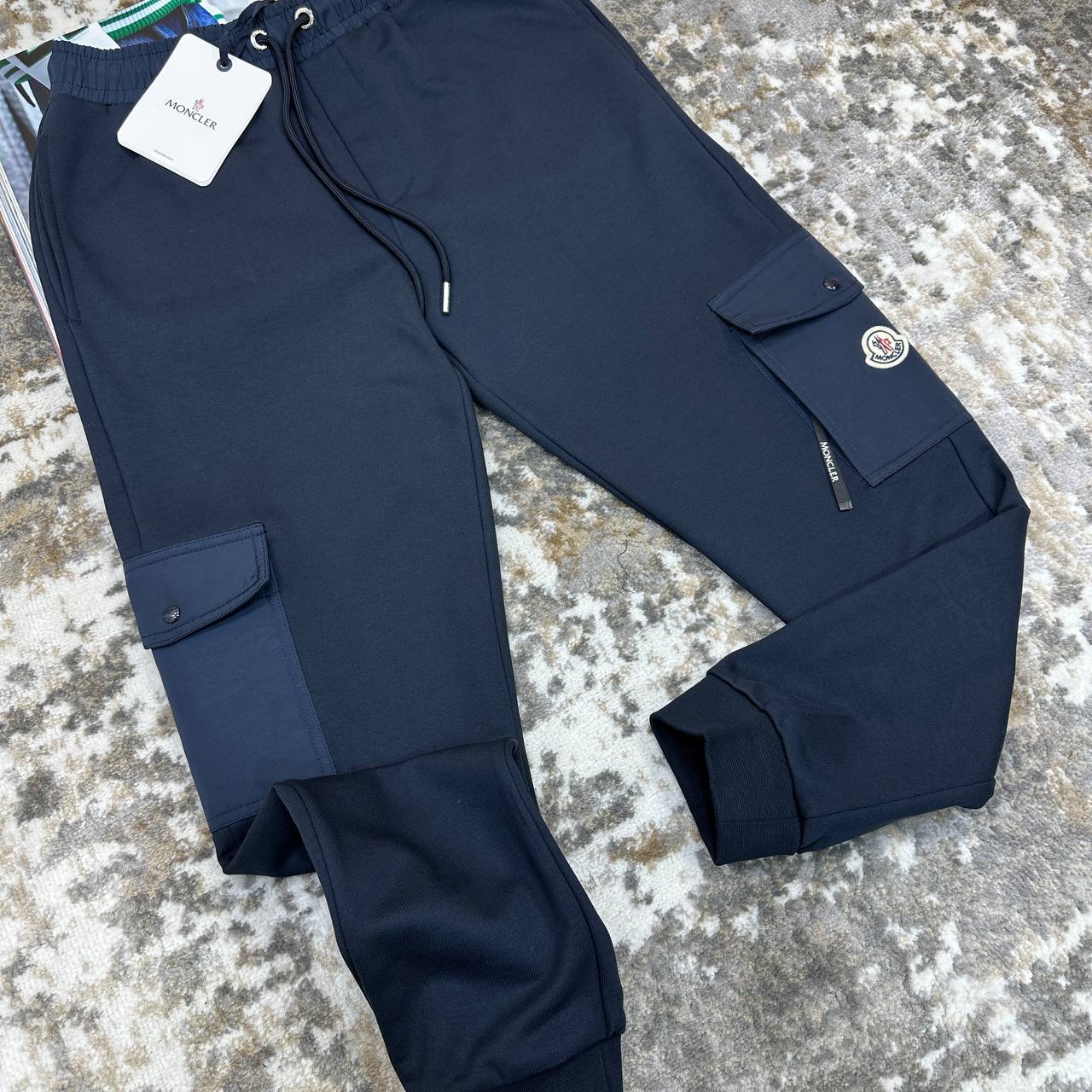 MNCLR PANTS WITH DOWN POCKETS NAVY