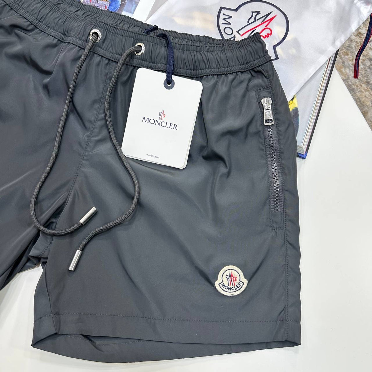 NCLR SWIM SHORT DARK GREY