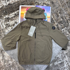 C.G LIGHT WEIGHT JACKET SHORT SET LIGHTBROWN