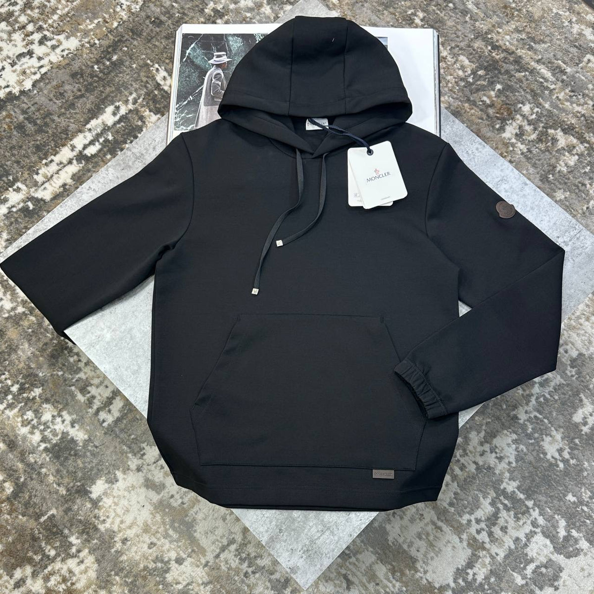 MNLR HOODIE SIDE BLACK BADGE BLACK