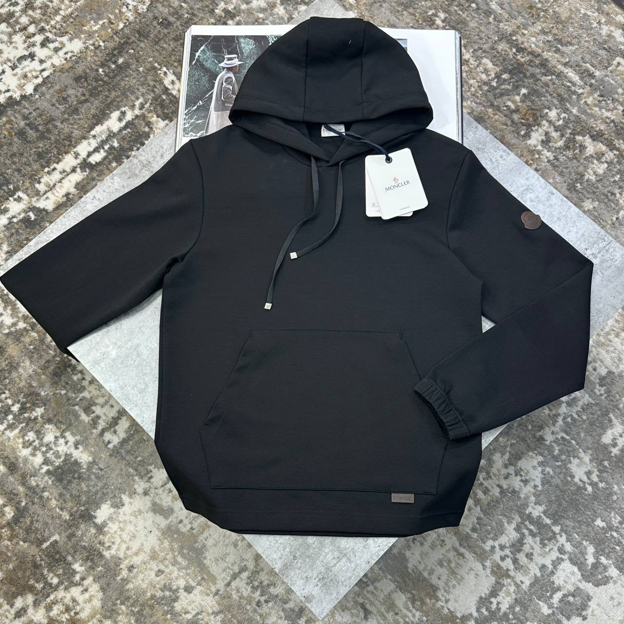 MNLR HOODIE SIDE BLACK BADGE BLACK