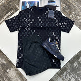 L.V SHORT SET ALL BLACK