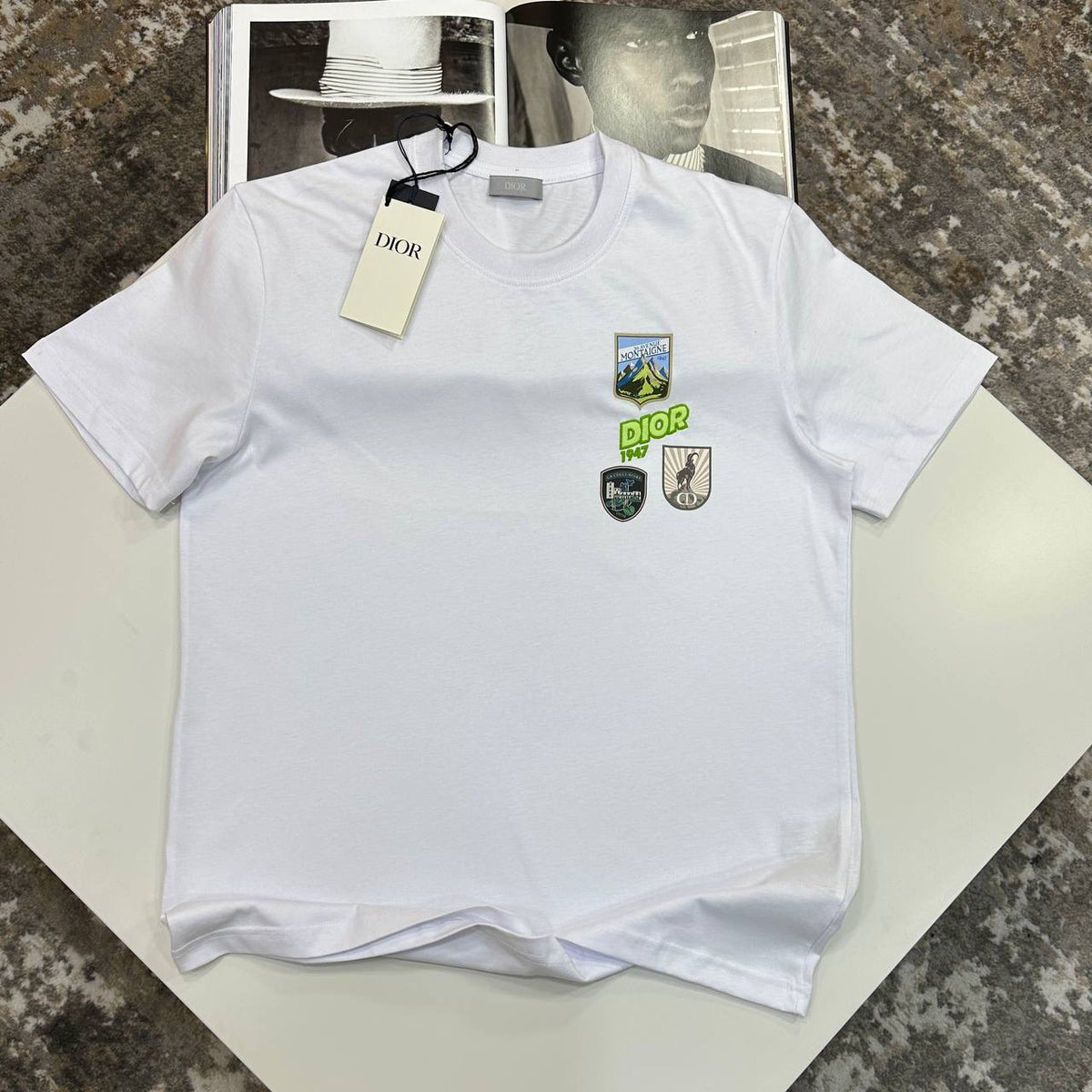 DOR FRONT LOGO TSHIRT-WHITE