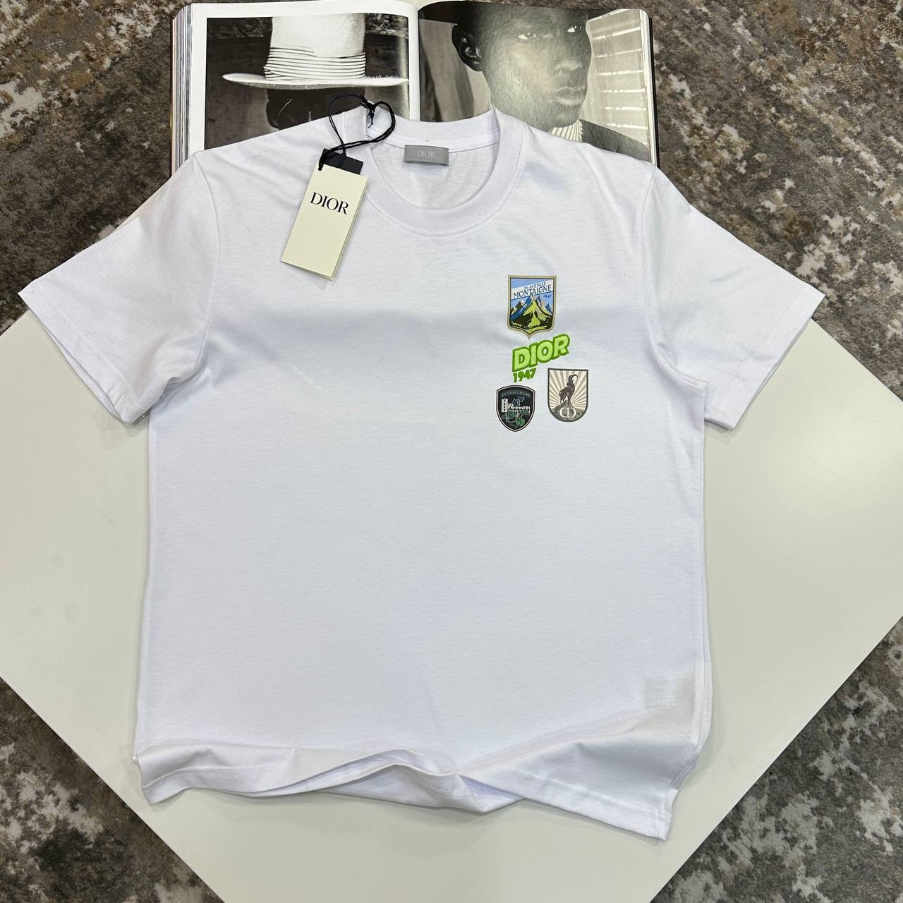 DOR FRONT LOGO TSHIRT-WHITE