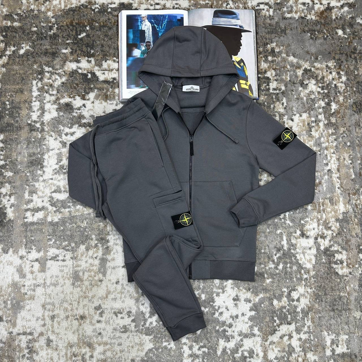STNE-ISLND TRACKSUIT-DARKGREY