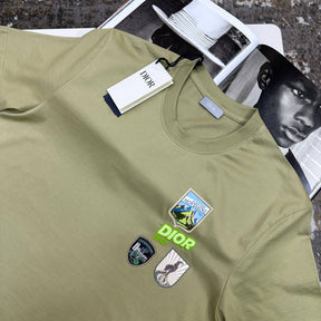 DOR FRONT LOGO TSHIRT-BEIGE