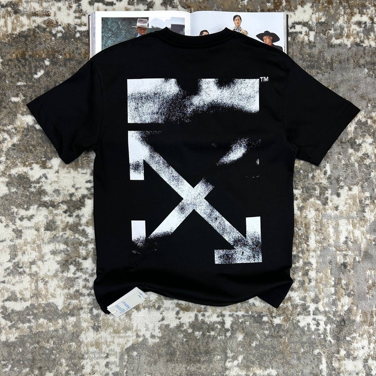 OF-WHITE TSHIRT-BLACK