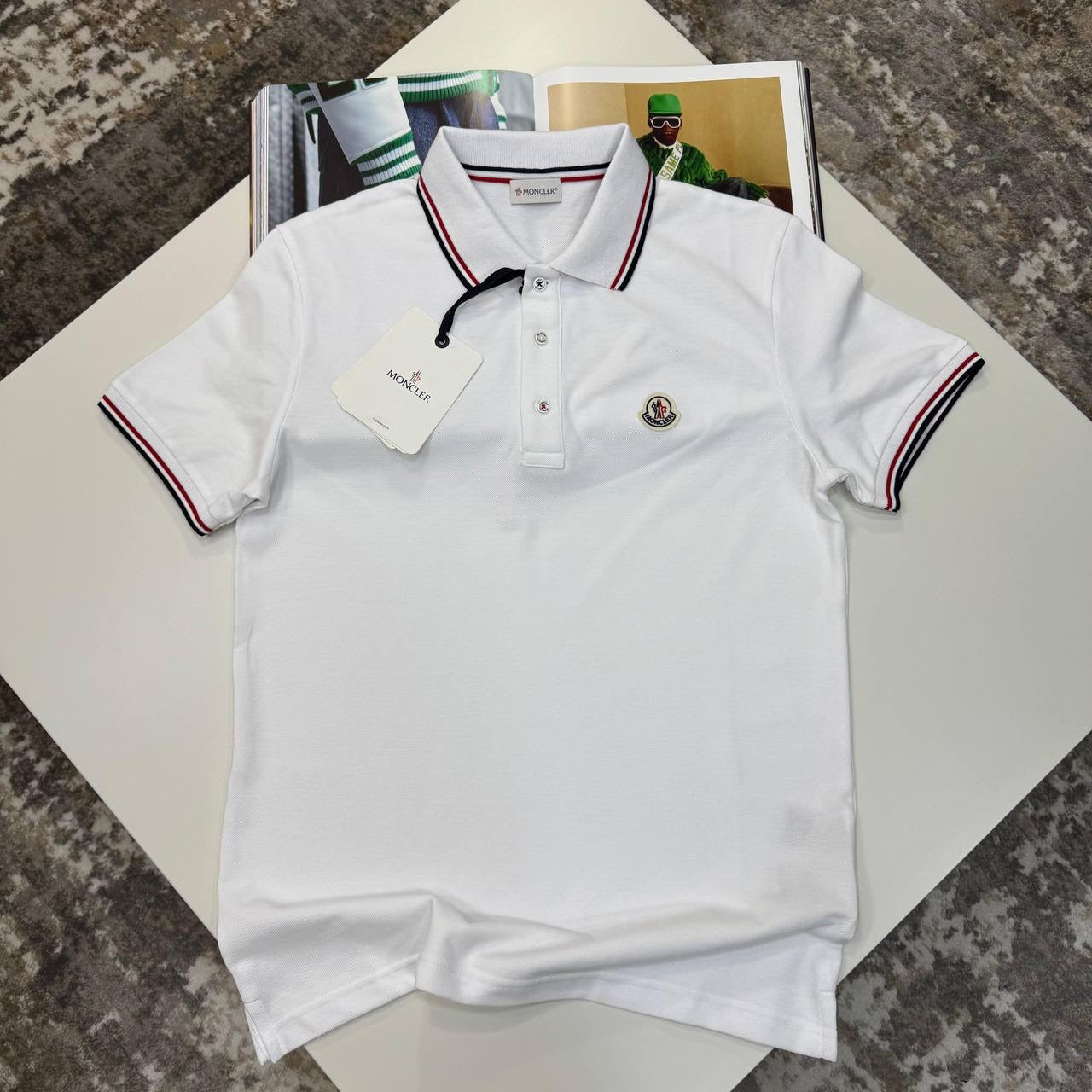 NCLR POLO-WHITE