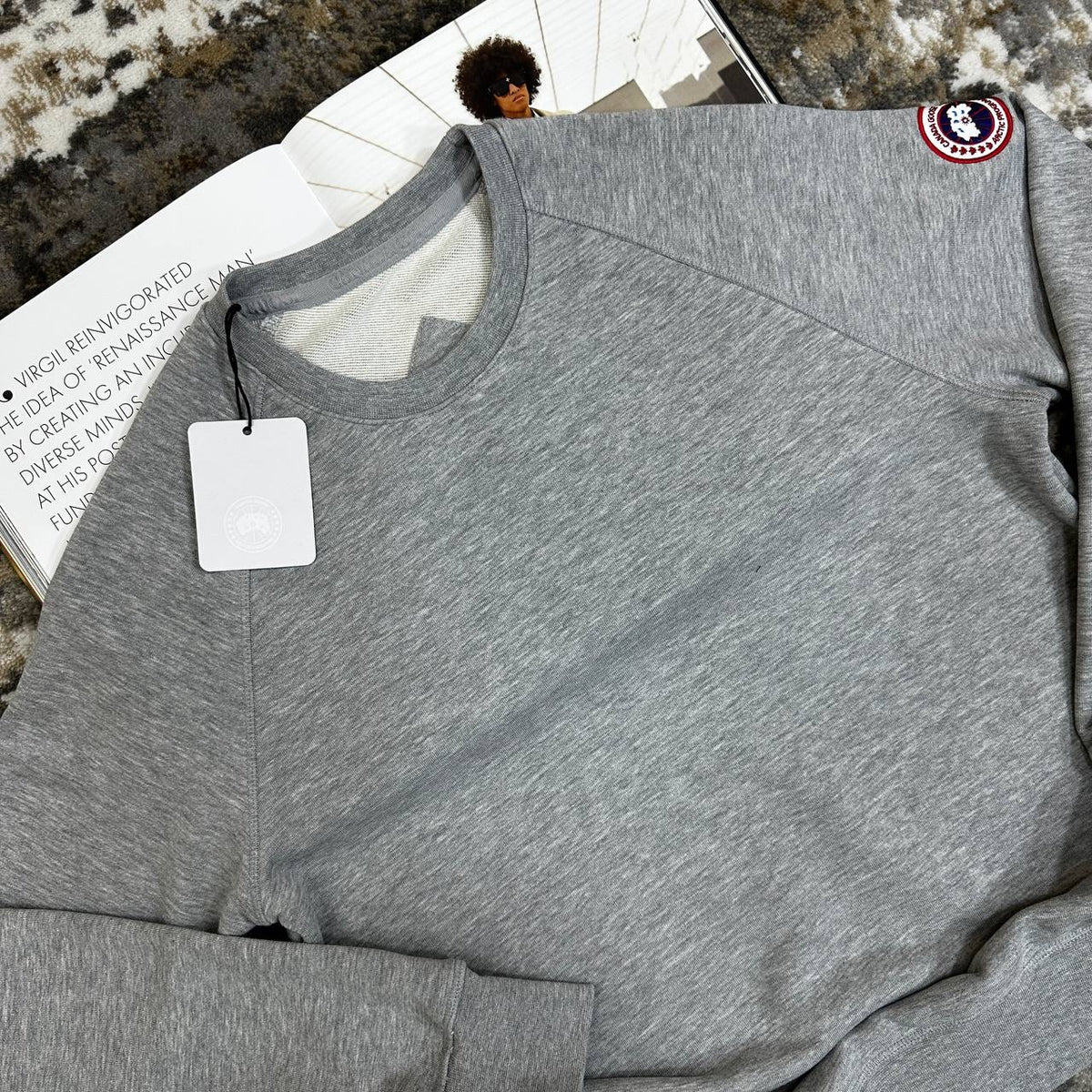 CNADA-GOOSE JUMPER GREY