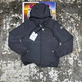 MONLR JACKET WITH  HOOD STRIPS GREY