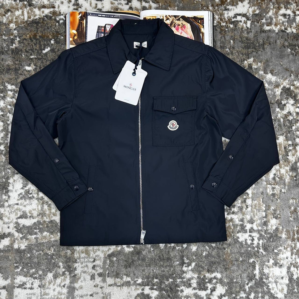 MNCLR ZIP UP JACKET-NAVY