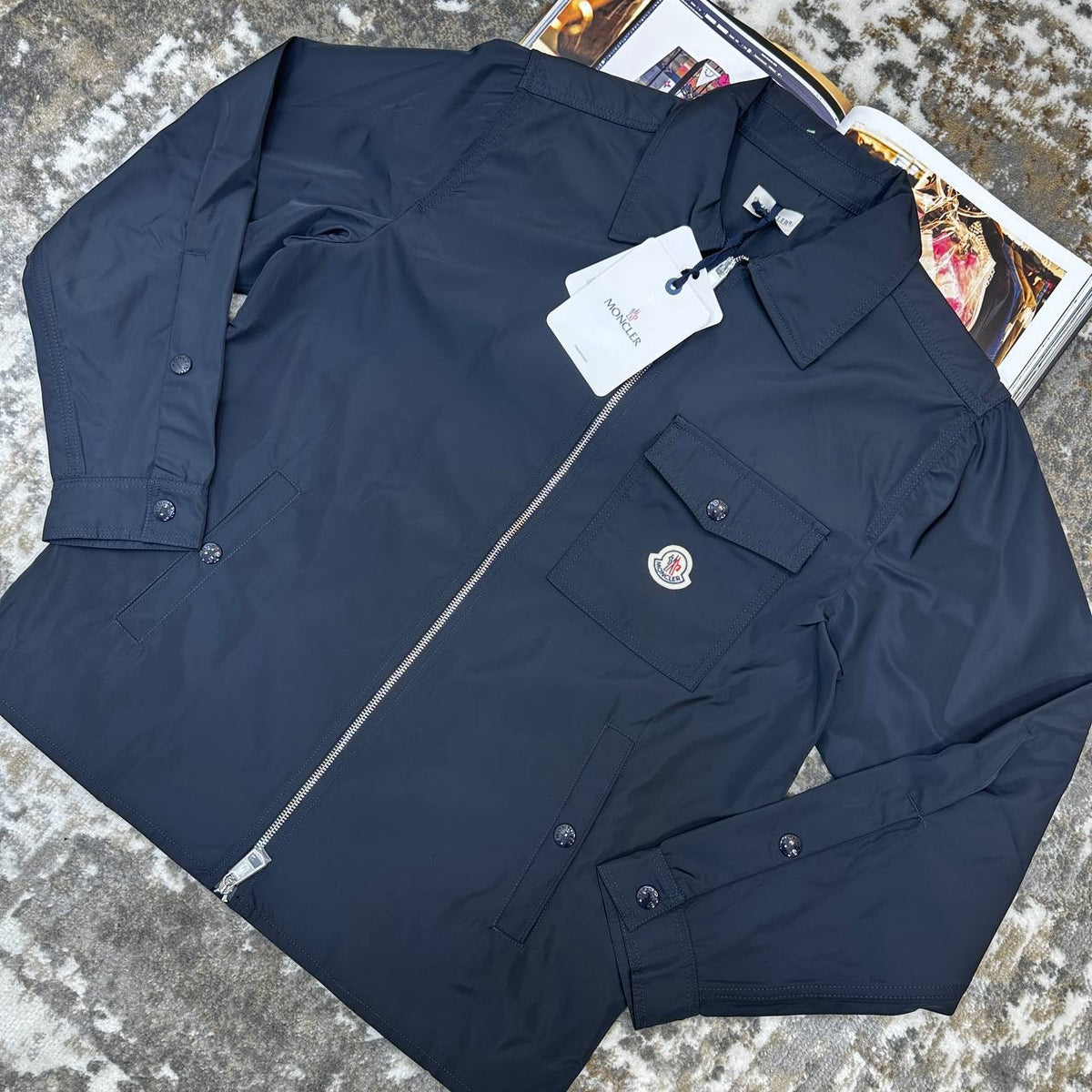 MNCLR ZIP UP JACKET-NAVY