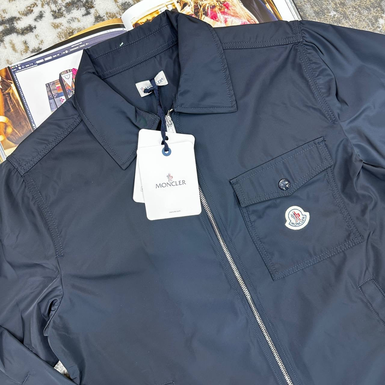 MNCLR ZIP UP JACKET-NAVY