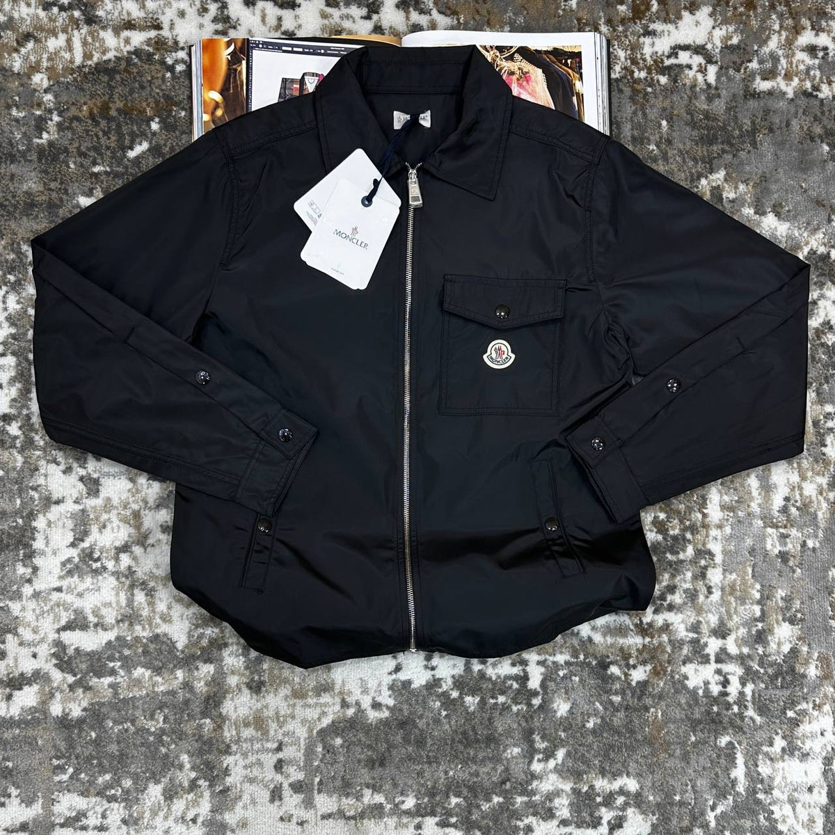 MNCLR ZIP UP JACKET-BLACK
